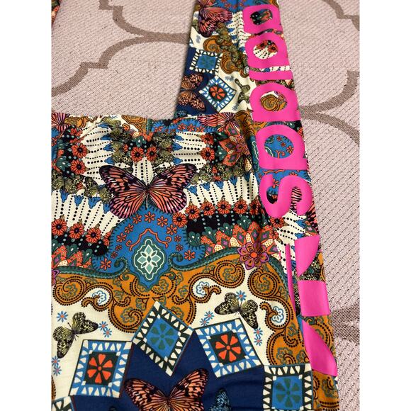 Adidas Originals x FARM Rio Borbomix Leggings Trefoil Mixed Print, Size large - Picture 8 of 14